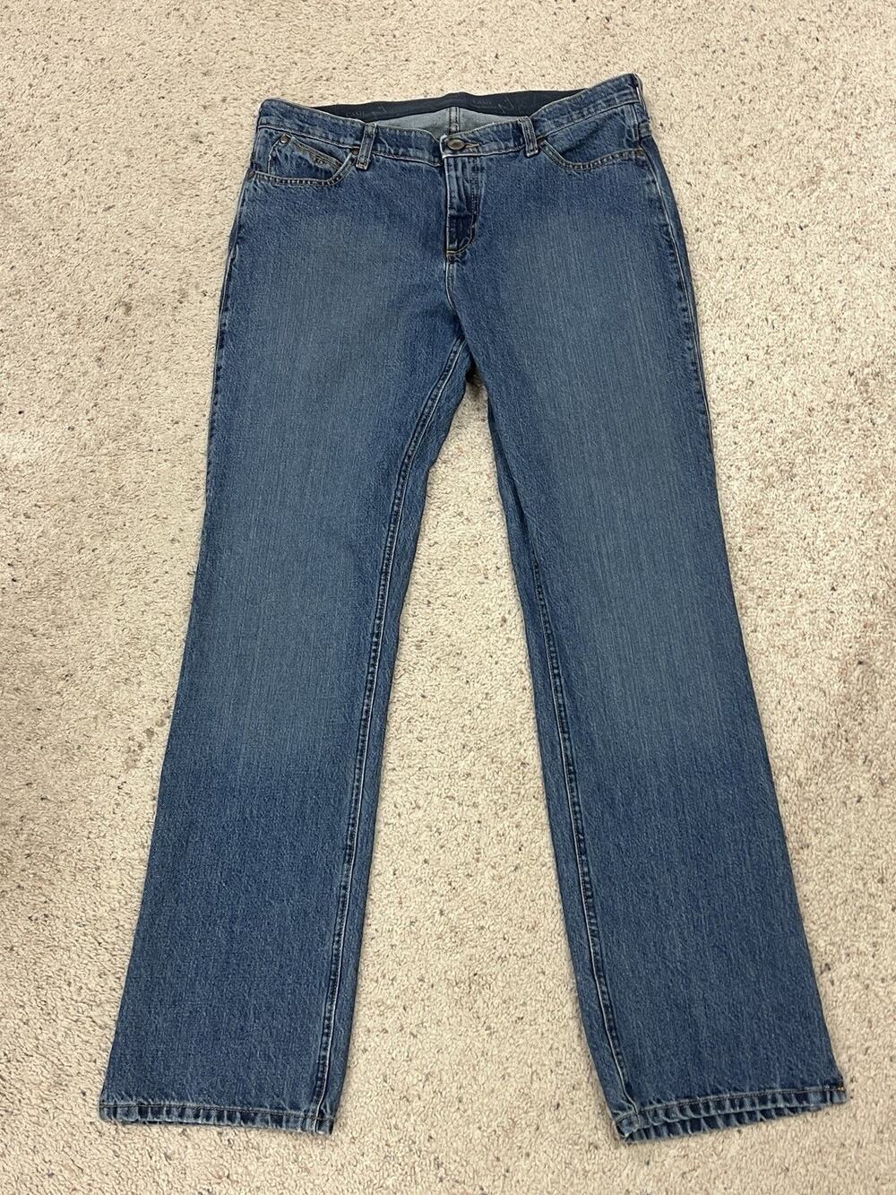 Wrangler CASH Women’s Jeans 13/14 x 34 with 100% Cotton Blue Jean label WRC10AS